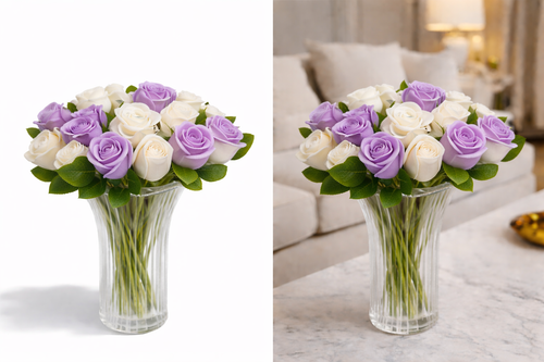 Blooming Candle Bouquet