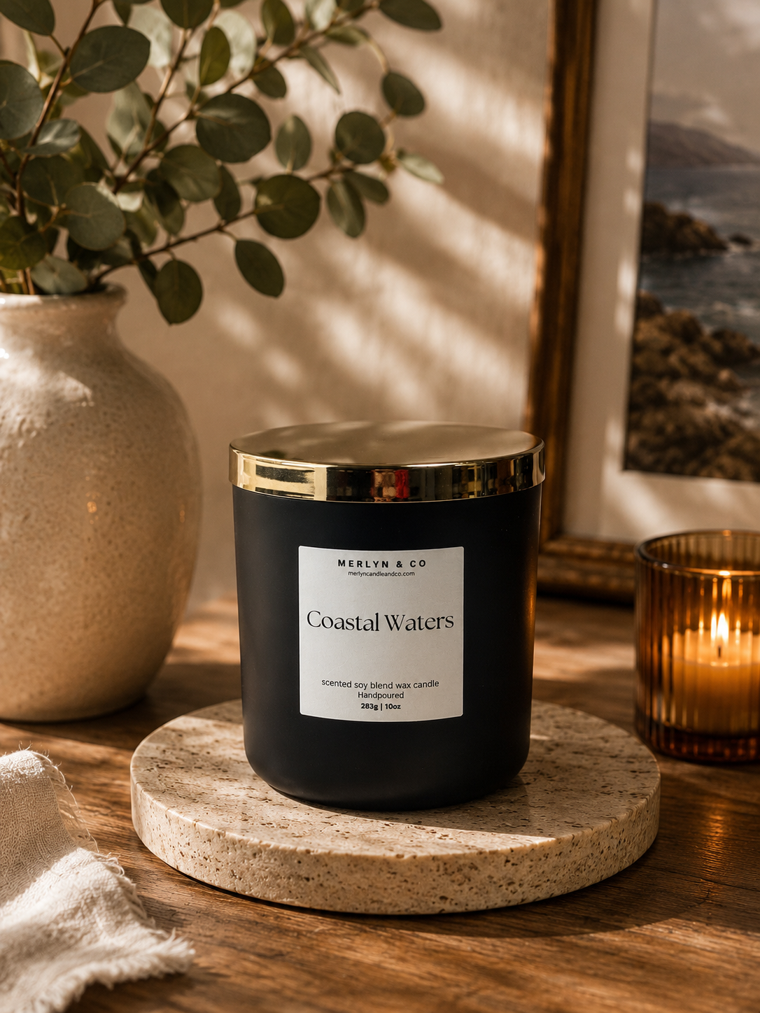 Coastal Waters - cotton wick 10 oz