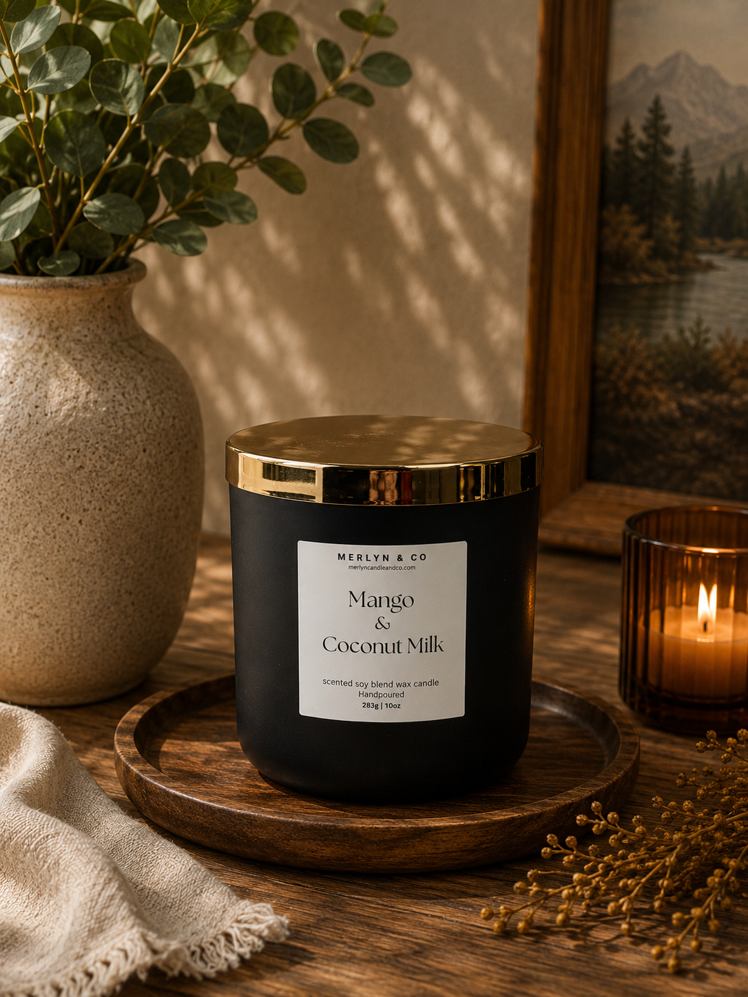 Mango + Coconut Milk - cotton wick 10 oz