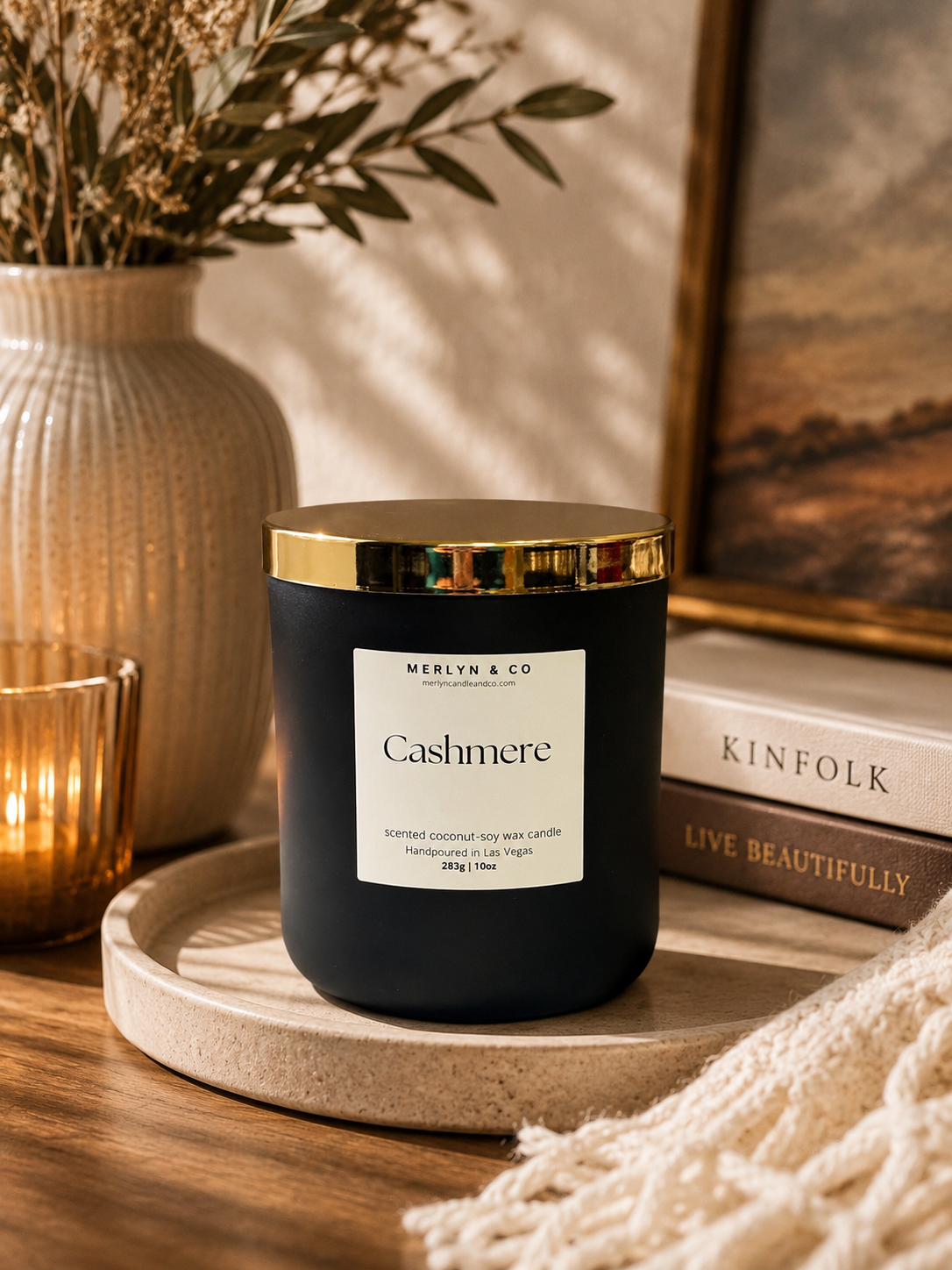 Cashmere - 10oz cotton wick
