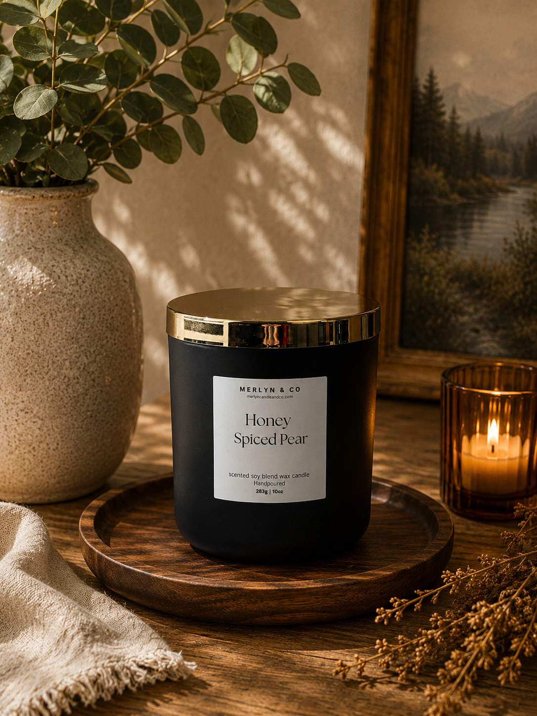 Honey Spice Pear- cotton wick 10 oz