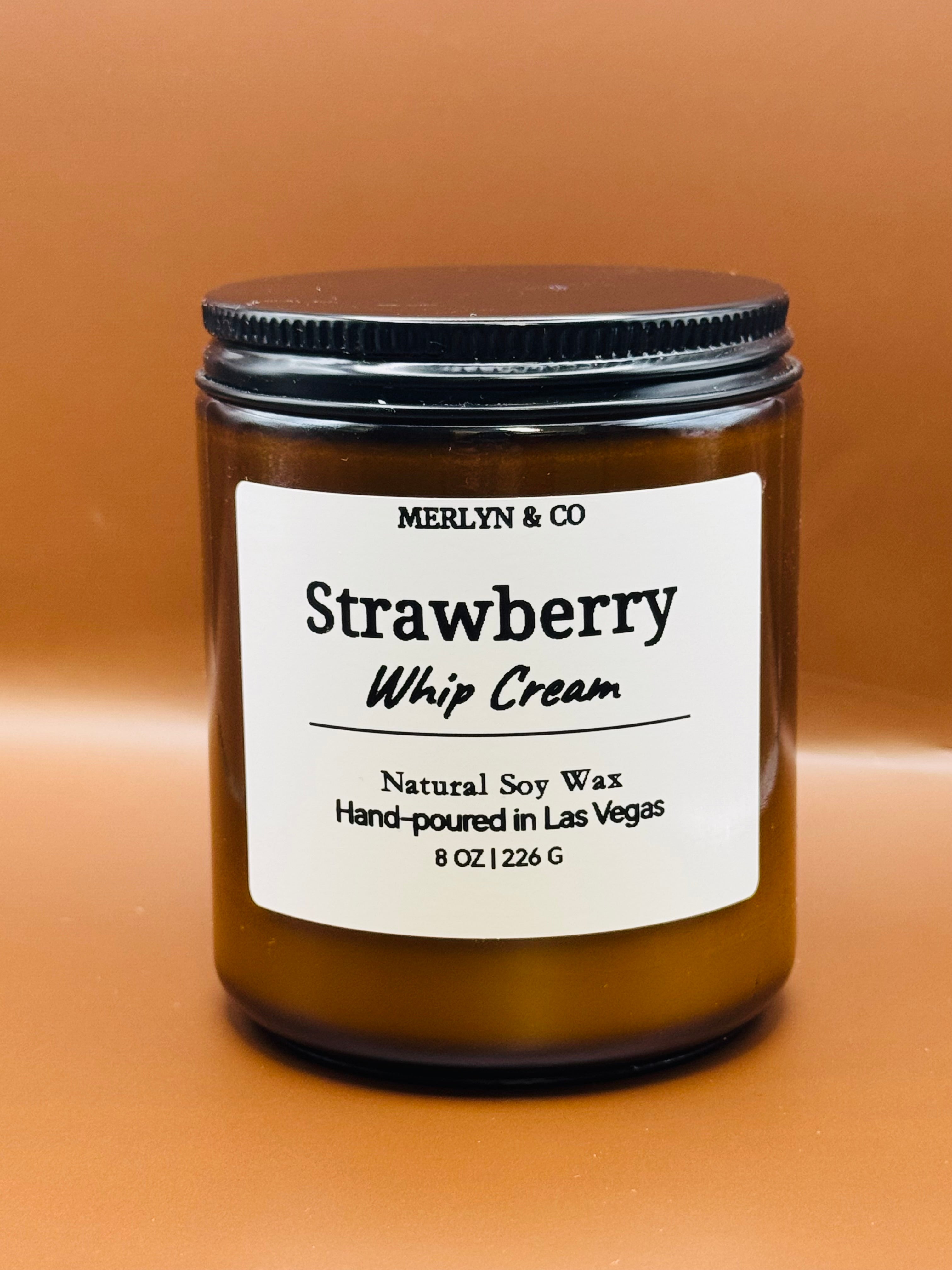 Strawberry whip cream- Cottonwick