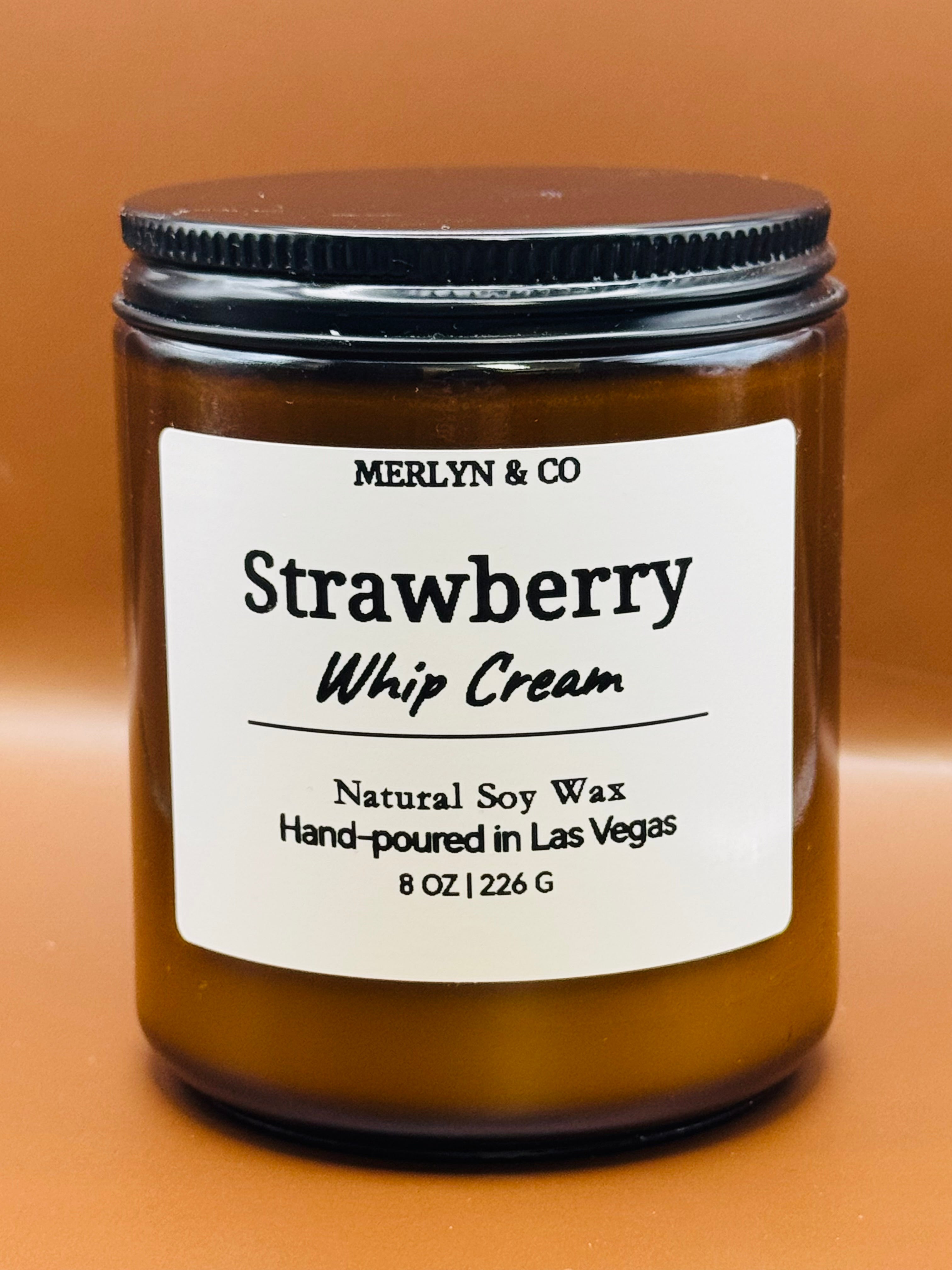 Strawberry whip cream- Cottonwick