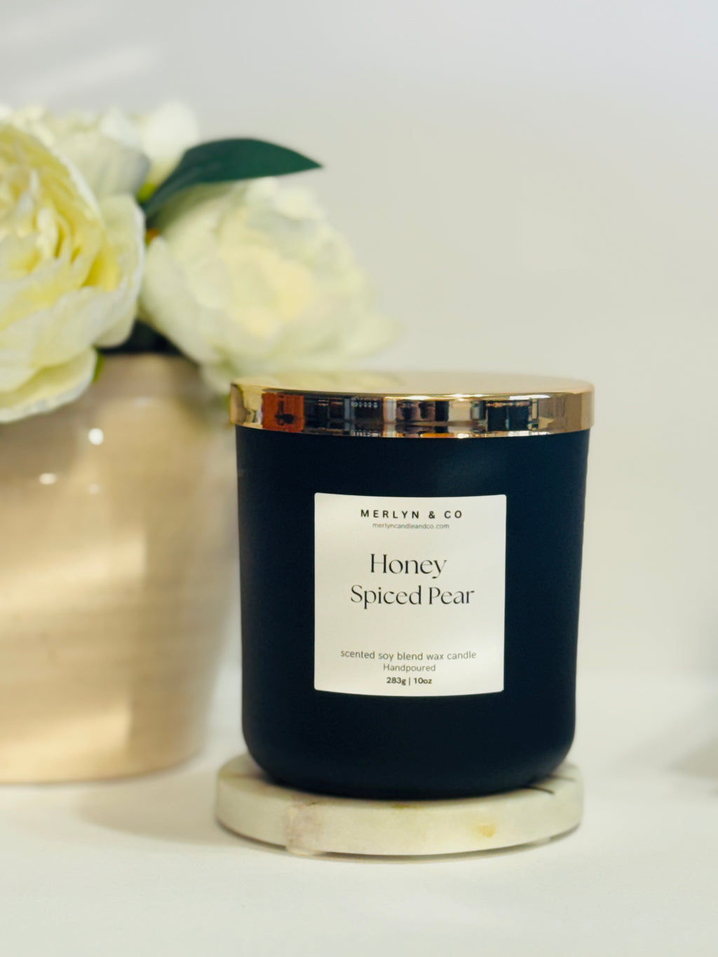 Honey Spice Pear- cotton wick 10 oz