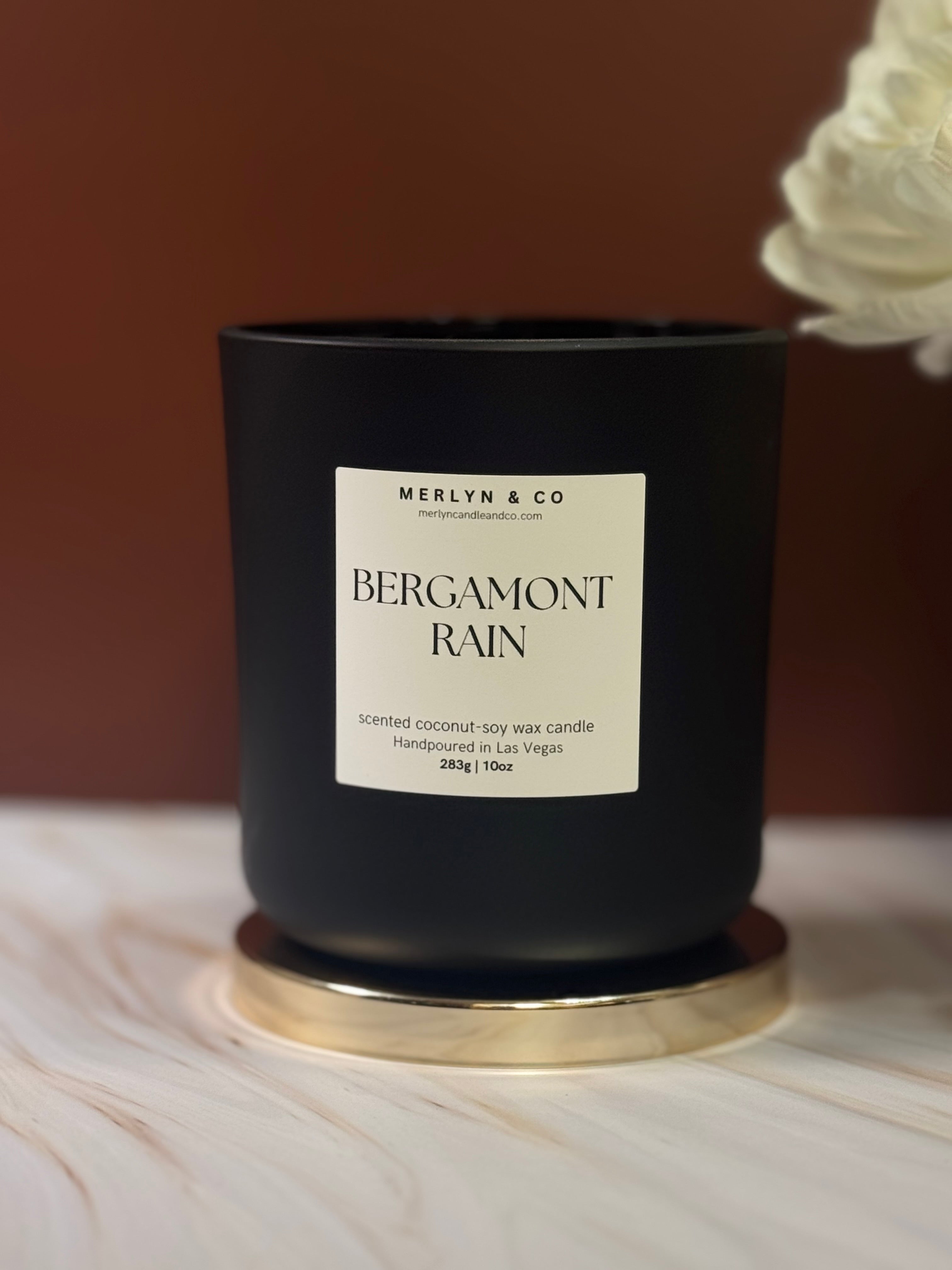 Bergamont Rain - 10oz cotton wick
