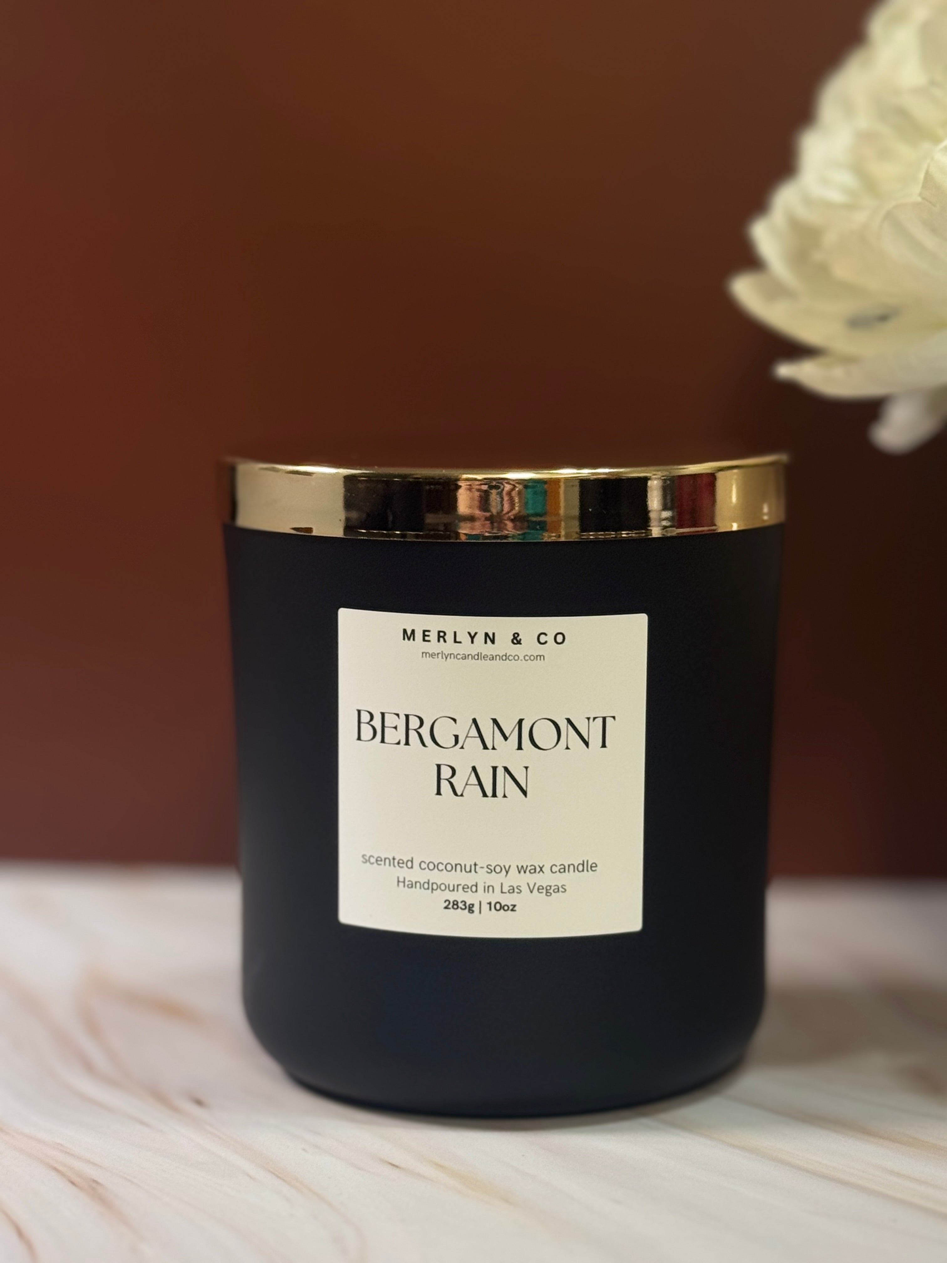 Bergamont Rain - 10oz cotton wick