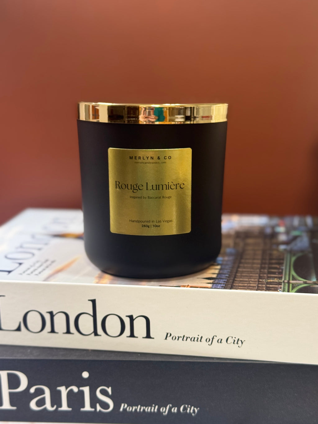 Rouge Lumiere  - 10oz cotton wick Inspired by Baccarat Rouge