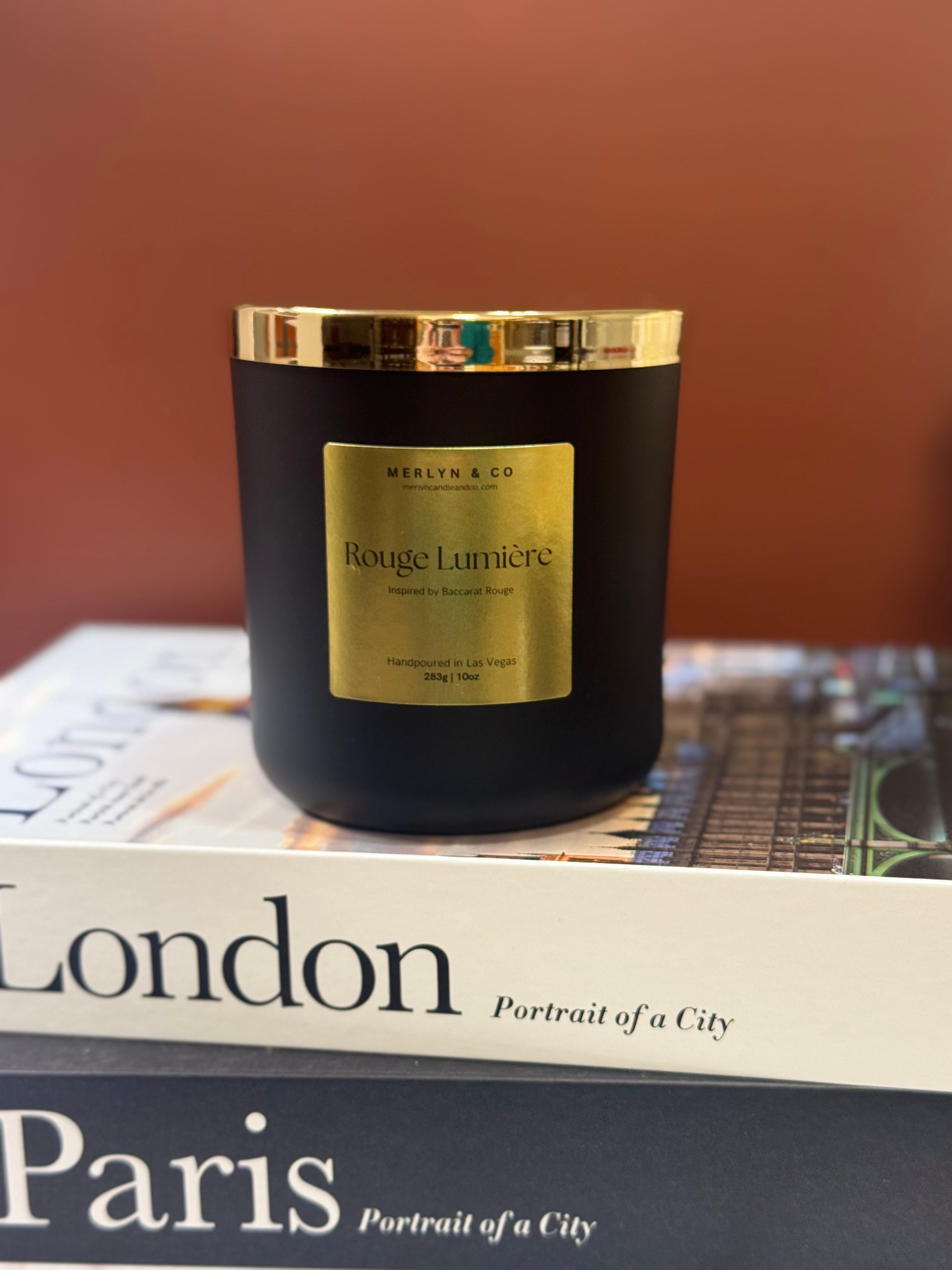 Rouge Lumiere  - 10oz cotton wick Inspired by Baccarat Rouge